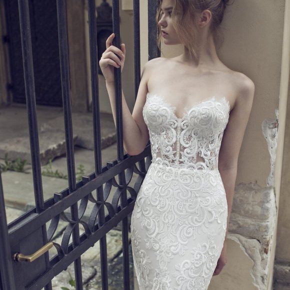 Riki Dalal ARIEL Wedding Dress Lace Mermaid - Picture 1 of 15
